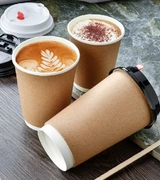 Kraft Paper Cup with Lid